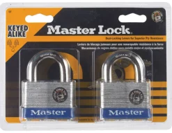 Master Lock 1-1/2 in. H X 7/8 in. W X 2 in. L Steel 4-Pin Cylinder Exterior Padlock