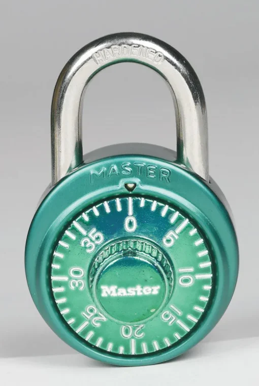 Master Lock 2 in. H x 7/8 in. W x 1-7/8 in. L Steel 3-Digit Combination Padlock 1 pk (Pack of 4)