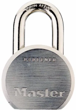 Master Lock 2-3/16 in. H X 2-1/2 in. W Steel Dual Ball Bearing Locking Weather-Resistant Padlock