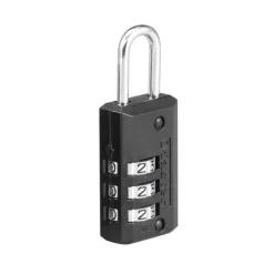 Master Lock 2.18 in. H X 13/16 in. W Steel 3-Dial Combination Luggage Lock