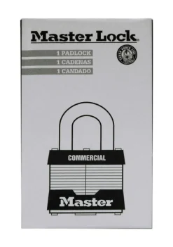 Master Lock 1.75 in. H x 1.75 in. W x 1-3/4 in. L Laminated Steel Dual Ball Bearing Locking Padlock (Pack of 6)