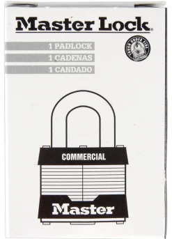 Master Lock 1-5/16 in. H x 1 in. W x 1-3/4 in. L Laminated Steel 4-Pin Cylinder Padlock 6 pk Keyed Alike (Pack of 6)