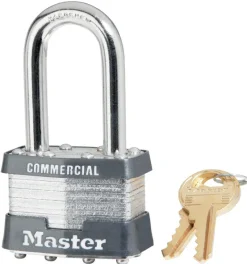 Master Lock 1-5/16 in. H x 1 in. W x 1-3/4 in. L Laminated Steel 4-Pin Cylinder Padlock 6 pk Keyed Alike (Pack of 6)