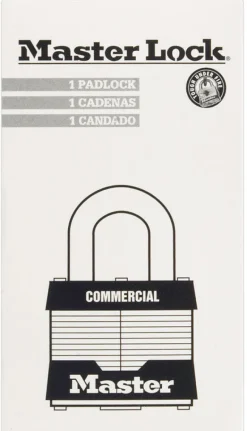 Master Lock 1-5/16 in. H x 1 in. W x 1-3/4 in. L Laminated Steel 4-Pin Cylinder Padlock 6 pk Keyed Alike (Pack of 6)