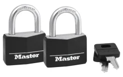 Master Lock 1-7/8 in. H X 1-9/16 in. W Vinyl Padlock Keyed Alike