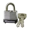 Master Lock 3/4 in. H x 9/16 in. W x 1 in. L Steel Warded Locking Padlock 1 pk