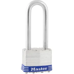 Master Lock 1-3/4 in. W Laminated Steel Ball Bearing Locking Exterior Padlock