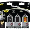 Master Lock 1-3/4 in. W Laminated Steel 4-Pin Cylinder Marine Padlock