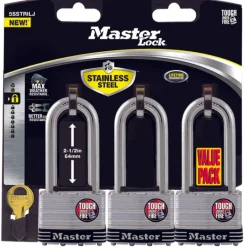 Master Lock 2 in. W Laminated Steel 4-Pin Cylinder Weather-Resistant Padlock