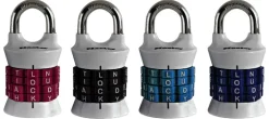 Master Lock 1-1/2 in. W Metal 4-Dial Combination Padlock