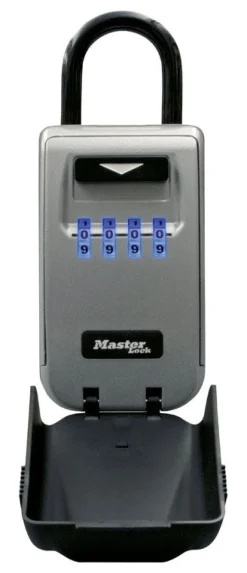 Master Lock 2.88 in. W Metal 4-Digit Combination Lock Box