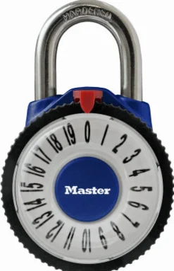 Master Lock 2.125 in. W Metal 3-Dial Combination Padlock