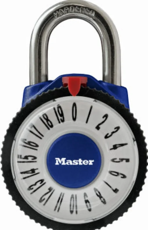 Master Lock 2.125 in. W Metal 3-Dial Combination Padlock