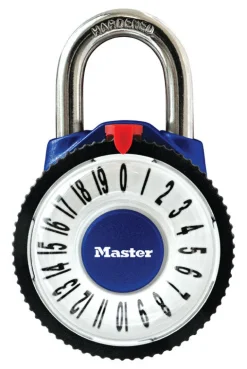 Master Lock 2.125 in. W Metal 3-Dial Combination Padlock