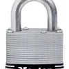 Master Lock 2 in. W Stainless Steel 4-Pin Tumbler Laminated Padlock Keyed Alike