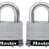 Master Lock 2 in. W Stainless Steel 4-Pin Tumbler Padlock Keyed Alike