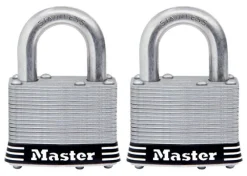 Master Lock 2 in. W Stainless Steel 4-Pin Tumbler Padlock Keyed Alike