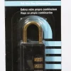 Master Lock 1-3/16 in. W Steel 3-Dial Combination Luggage Lock