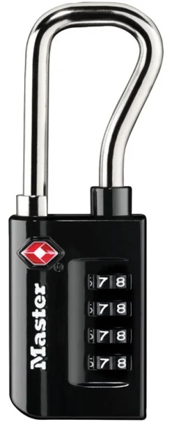 Master Lock 1-5/16 in. W Steel 4-Dial Combination Luggage Lock
