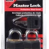 Master Lock 1-3/16 in. W Steel Double Locking Covered Padlock