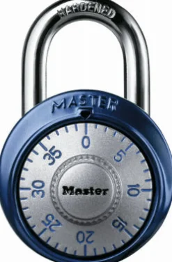Master Lock 1-7/8 in. W Steel 3-Dial Combination Padlock 1 pk