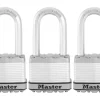 Master Lock 2 in. W Steel Dual Ball Bearing Locking Padlock Keyed Alike