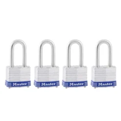 Master Lock 1-9/16 in. W Steel Pin Tumbler Exterior Padlock