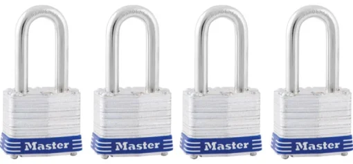 Master Lock 1-9/16 in. W Steel Pin Tumbler Exterior Padlock