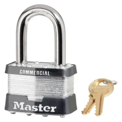 Master Lock 2 in. W Steel 4-Pin Tumbler Padlock Keyed Alike