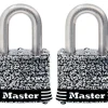 Master Lock 1.5 in. W Steel 4-Pin Tumbler Padlock Keyed Alike