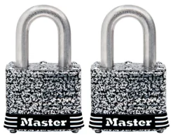 Master Lock 1.5 in. W Steel 4-Pin Tumbler Padlock Keyed Alike