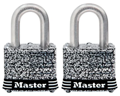 Master Lock 1.5 in. W Steel 4-Pin Tumbler Padlock Keyed Alike