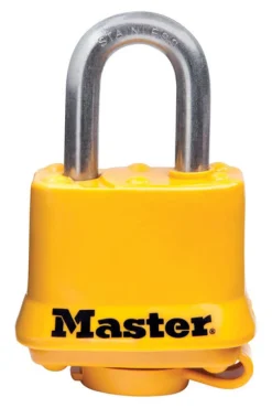 Master Lock 1.5 in. W Steel 4-Pin Tumbler Padlock Keyed Alike