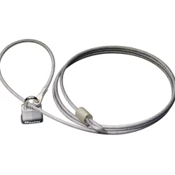 Master Lock 3/16 in. W X 7 ft. L Laminated Steel Warded Locking Car Cover Cable And Lock