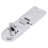Master Lock Bright Hardened Steel 6-1/4 in. L Fixed Staple Hasp 1 pk