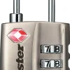 Master Lock 4680dnkl 1-1/4 Nickle Set Your Own Combination Tsa-Accepted Luggage Lock