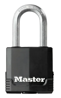 Master Lock Magnum 1-7/8 in. H X 1-3/16 in. W X 1-3/4 in. L Laminated Steel 4-Pin Cylinder Weather-R