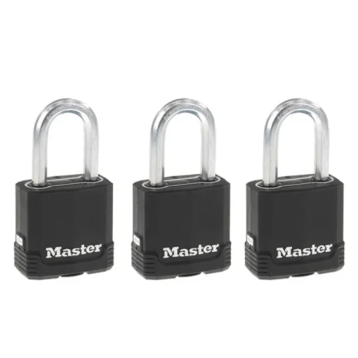 Master Lock Magnum 1-7/8 in. H X 1-3/16 in. W X 1-3/4 in. L Steel Ball Bearing Outdoor Padlock