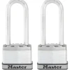 Master Lock Magnum 1-9/16 in. H X 11/16 in. W X 1-3/4 in. L Steel Dual Ball Bearing Locking Weather-