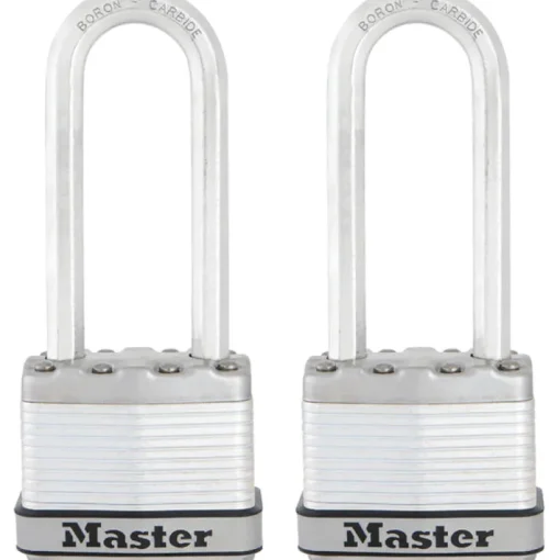Master Lock Magnum 1-9/16 in. H X 11/16 in. W X 1-3/4 in. L Steel Dual Ball Bearing Locking Weather-