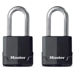 Master Lock Magnum 2 in. H X 1-5/16 in. W X 2 in. L Steel Ball Bearing Locking Weather-Resistant Pad
