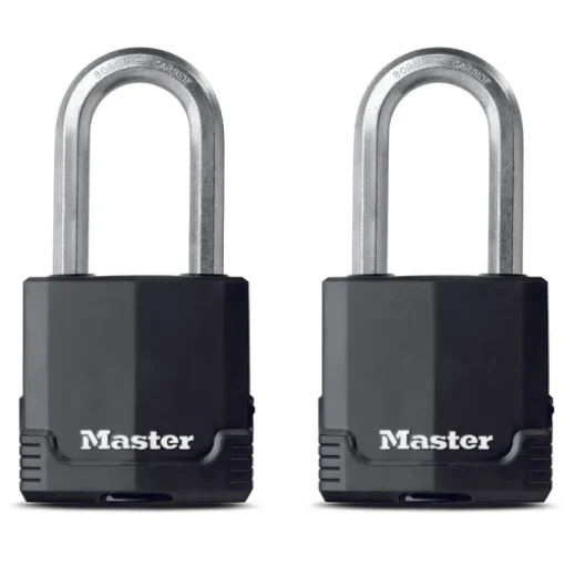 Master Lock Magnum 2 in. H X 1-5/16 in. W X 2 in. L Steel Ball Bearing Locking Weather-Resistant Pad