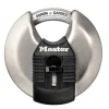 Master Lock Magnum 1-1/2 in. H X 2-3/4 in. W Stainless Steel Ball Bearing Locking Shrouded Padlock