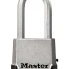 Master Lock Magnum 2-1/4 in. W Die-Cast Zinc 4-Pin Cylinder Weather-Resistant Padlock