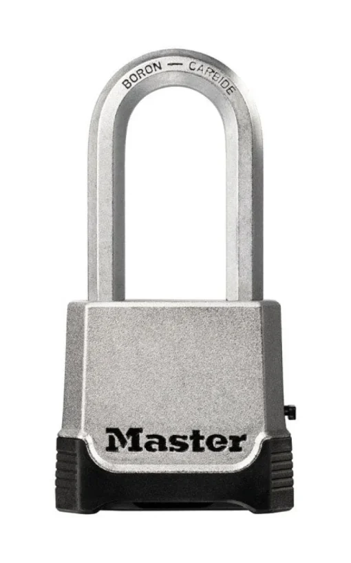 Master Lock Magnum 2-1/4 in. W Die-Cast Zinc 4-Pin Cylinder Weather-Resistant Padlock