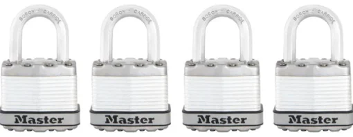 Master Lock Magnum 1-3/4 in. W Stainless Steel Ball Bearing Locking Weather-Resistant Padlock