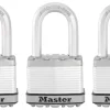 Master Lock Magnum 2 in. W X 1-1/2 in. L Laminated Steel Ball Bearing Locking Weather-Resistant Padl