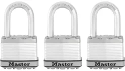Master Lock Magnum 2 in. W X 1-1/2 in. L Laminated Steel Ball Bearing Locking Weather-Resistant Padl