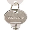 Master Lock Plastic White Round Key Tag