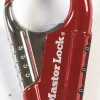 Master Lock Rugged Metal Assorted Color 3-Dial Combination Luggage Lock 1-3/16 H x 1/4 W in.